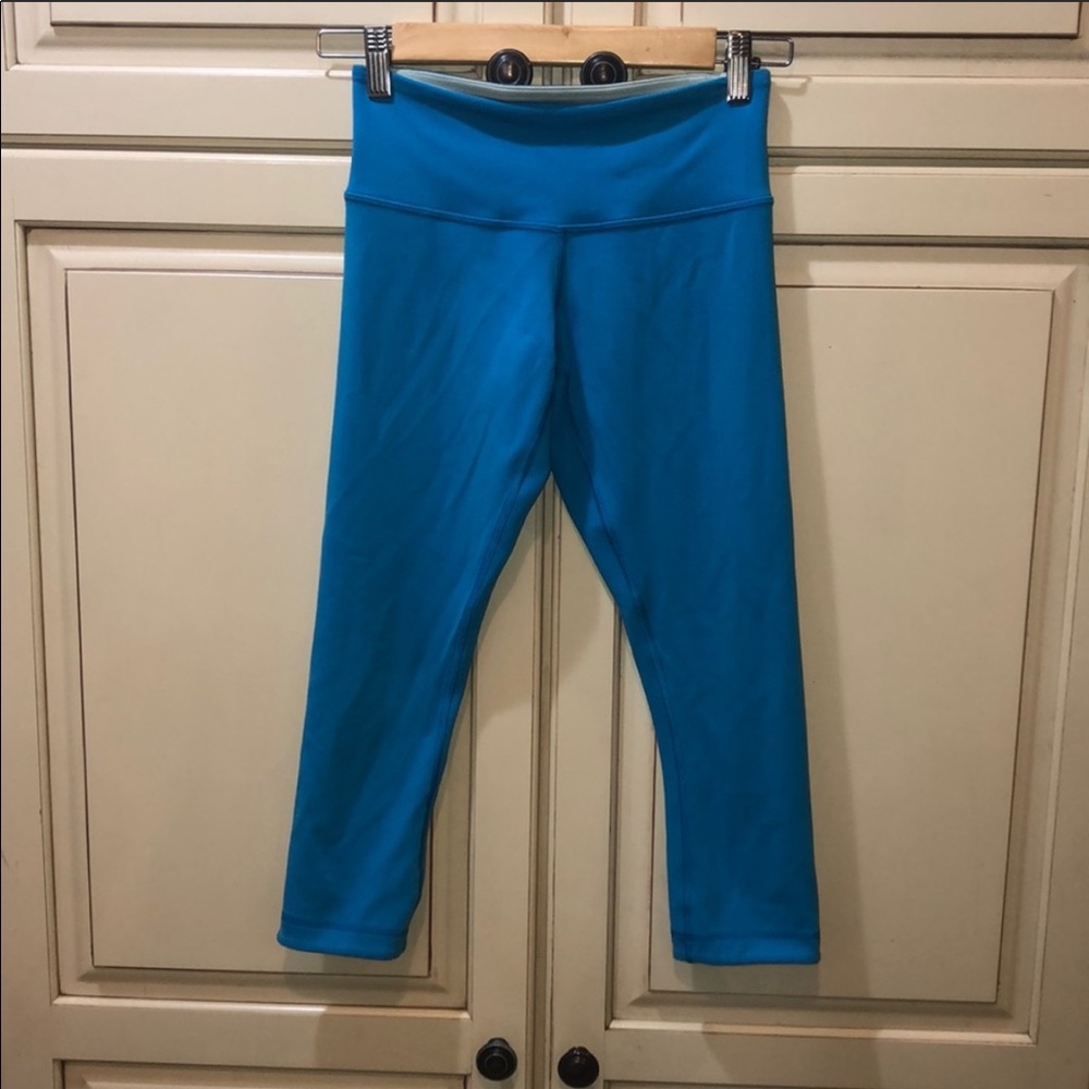 Lululemon cropped leggings - blue